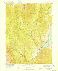 Aspen Grove 1950 topographic map thumbnail