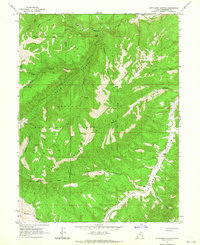 Avintaquin Canyon 1962 topographic map thumbnail