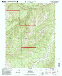Avintaquin Canyon 1996 topographic map thumbnail