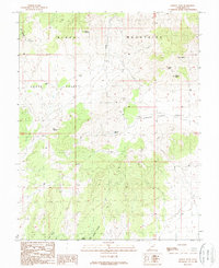 Baboon Peak 1989 topographic map thumbnail