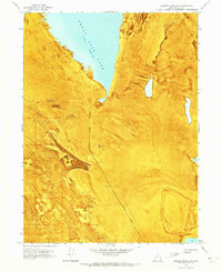 Badger Island NW 1968 topographic map thumbnail