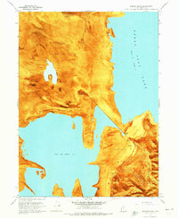 Badger Island 1968 topographic map thumbnail