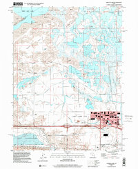 Baileys Lake 1997 topographic map thumbnail