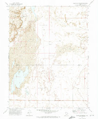 Baker Hot Springs 1971 topographic map thumbnail