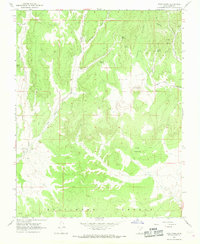 Bald Knoll 1966 topographic map thumbnail