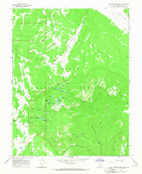 Barker Reservoir 1964 topographic map thumbnail