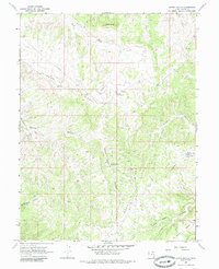 Bates Knolls 1966 topographic map thumbnail