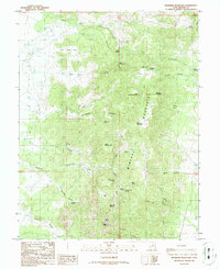 Bearskin Mountain 1986 topographic map thumbnail
