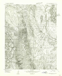 Beaver Dam Mts NE 1954 topographic map thumbnail