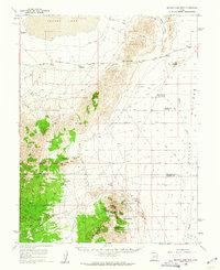 Beaver Lake Mts. 1960 topographic map thumbnail