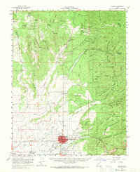 Beaver 1958 topographic map thumbnail