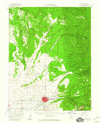 Beaver 1958 topographic map thumbnail
