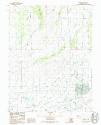 Beaver 1986 topographic map thumbnail