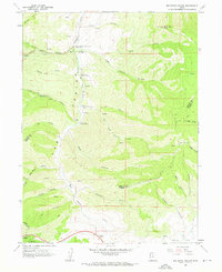 Big Dutch Hollow 1961 topographic map thumbnail