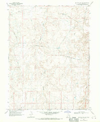 Big Pack Mtn. NE 1968 topographic map thumbnail