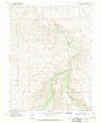 Big Pack Mtn. NW 1968 topographic map thumbnail