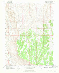 Big Pack Mtn. SE topographic map thumbnail