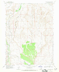 Big Pack Mtn. topographic map thumbnail