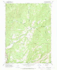 Billies Mtn. 1967 topographic map thumbnail