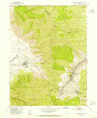 Bingham Canyon 1952 topographic map thumbnail