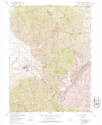 Bingham Canyon 1952 topographic map thumbnail