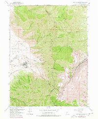 Bingham Canyon 1952 topographic map thumbnail