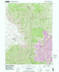 Bingham Canyon 1997 topographic map thumbnail