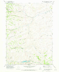 Birch Creek Reservoirs 1969 topographic map thumbnail