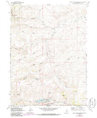 Birch Creek Reservoirs 1969 topographic map thumbnail