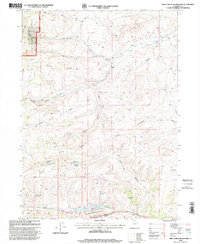 Birch Creek Reservoirs 1998 topographic map thumbnail