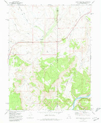 Bitter Creek Well 1970 topographic map thumbnail