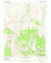 Bitter Creek Well 1970 topographic map thumbnail