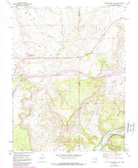 Bitter Creek Well 1970 topographic map thumbnail