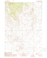 Black Butte 1990 topographic map thumbnail