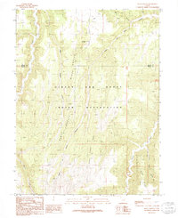 Black Knolls 1991 topographic map thumbnail