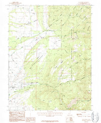 Black Ridge 1987 topographic map thumbnail