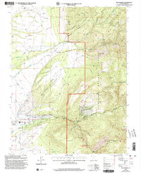 Black Ridge 2001 topographic map thumbnail