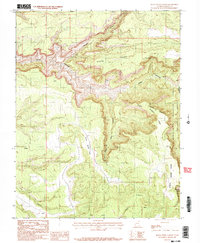 Black Steer Canyon 1987 topographic map thumbnail