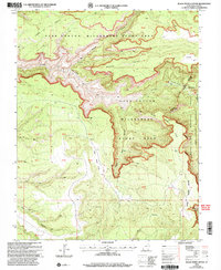 Black Steer Canyon 2001 topographic map thumbnail