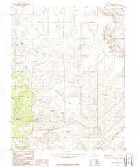 Black Table 1987 topographic map thumbnail