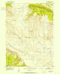 Blair Basin 1950 topographic map thumbnail