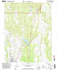 Blanding North 2001 topographic map thumbnail
