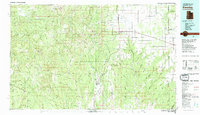 Blanding topographic map thumbnail