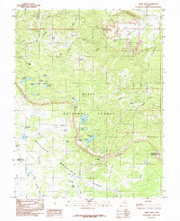 Blind Lake 1985 topographic map thumbnail