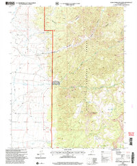 Blind Spring Mountain 2002 topographic map thumbnail