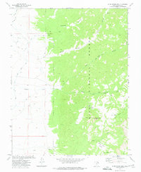 Blind Spring Mtn topographic map thumbnail