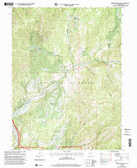 Billies Mountain 1998 topographic map thumbnail