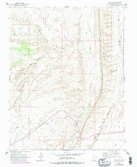 Bluff SW 1962 topographic map thumbnail