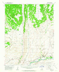 Bluff 1962 topographic map thumbnail