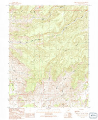 Bobby Canyon South 1991 topographic map thumbnail